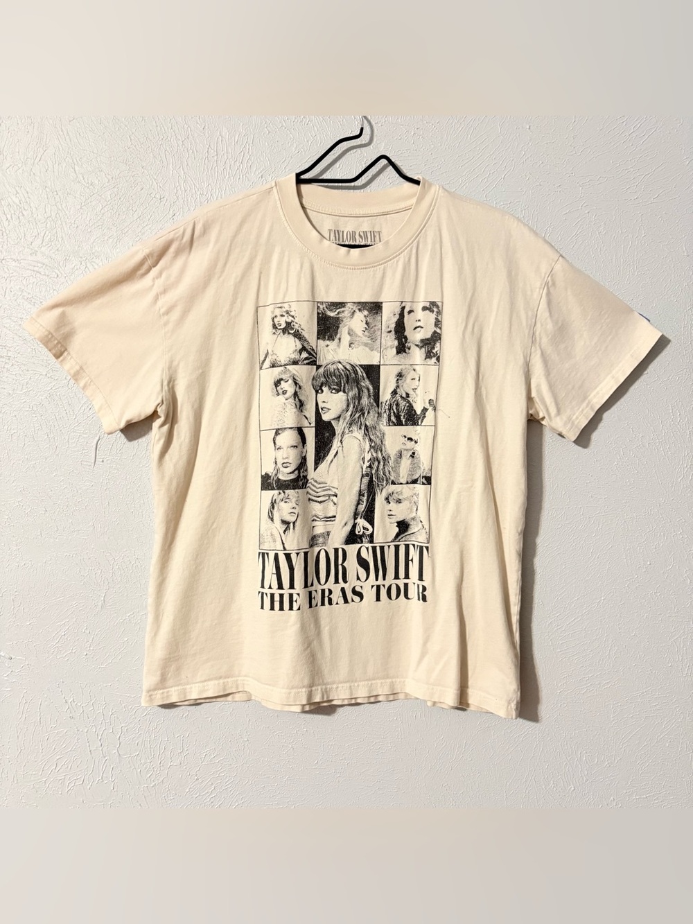 Official Taylor Swift The Eras Tour Beige T-Shirt Size Large